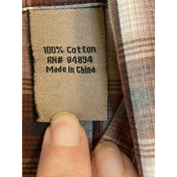 Rafter C Ranchwear Men's Short Sleeve Western Style Shirt Snap Buttons Size XXL - Picture 8 of 10